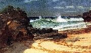 Albert Bierstadt Beach at Nassau oil painting on canvas
